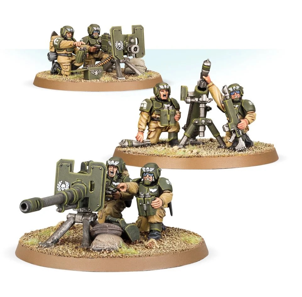 Imperial Guard Cadian Heavy Weapons Team